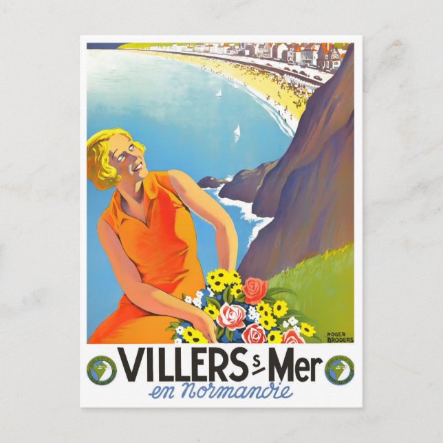 Carte Postale Voyage vintage Villers France (Devant)