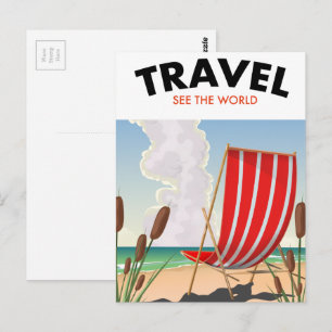 Carte Postale Voyage Voir le monde