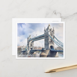 Carte postale Voyage Watercolor