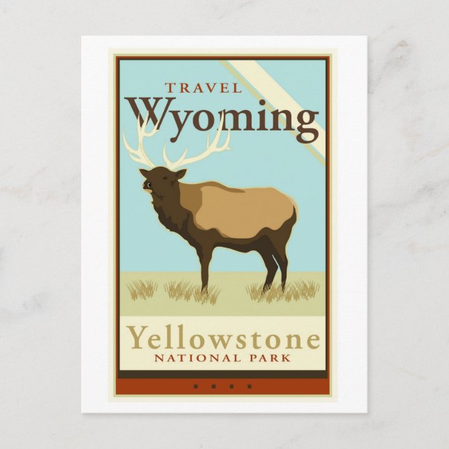 Carte Postale Voyage Wyoming (Devant)