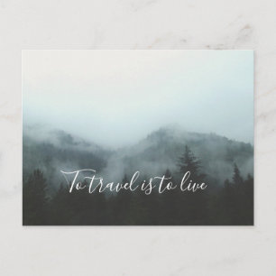 Carte Postale Voyager c'est vivre
