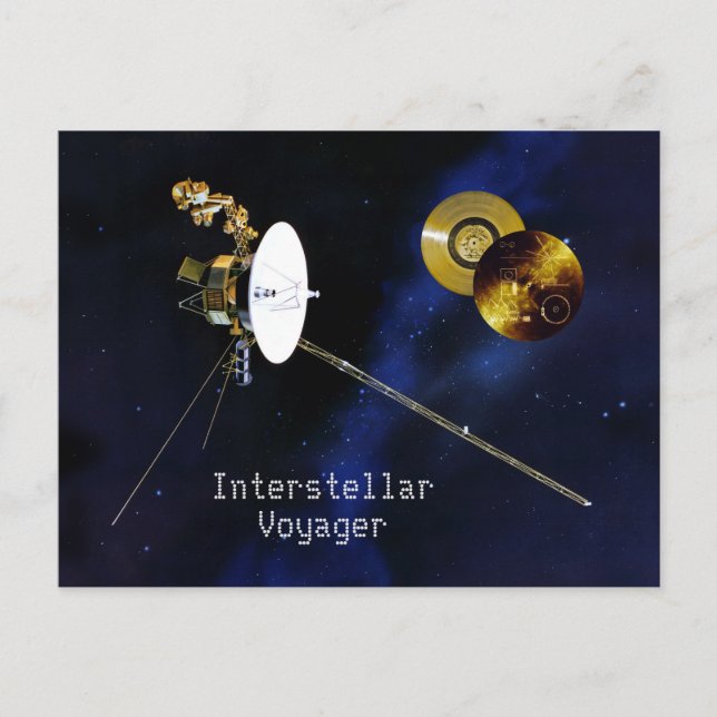 Carte Postale Voyager interstellaire (Devant)