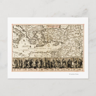 Carte Postale Voyages de l'apôtre PaulCarte panoramique