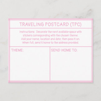 CARTE POSTALE VOYAGEUSE (CPV)