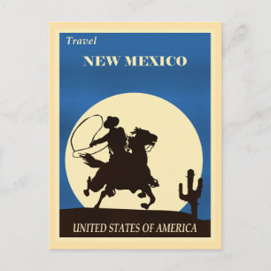 Carte Postale Voyagez au Nouveau-Mexique