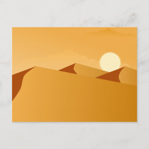 Carte Postale Voyagez dans le désert d'Egypte avec ceci