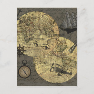 Carte Postale Voyagez dans le monde entier