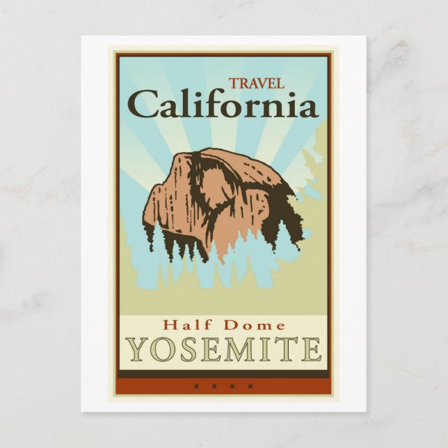Carte Postale Voyagez en Californie (Devant)
