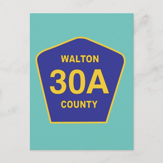 Carte Postale VOYELLE DIACRITIQUE DU COMITÉ DE Walton 30A EN Flo (Devant)
