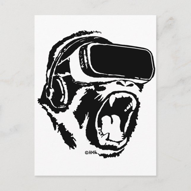 Carte Postale VR Gorilla (Devant)