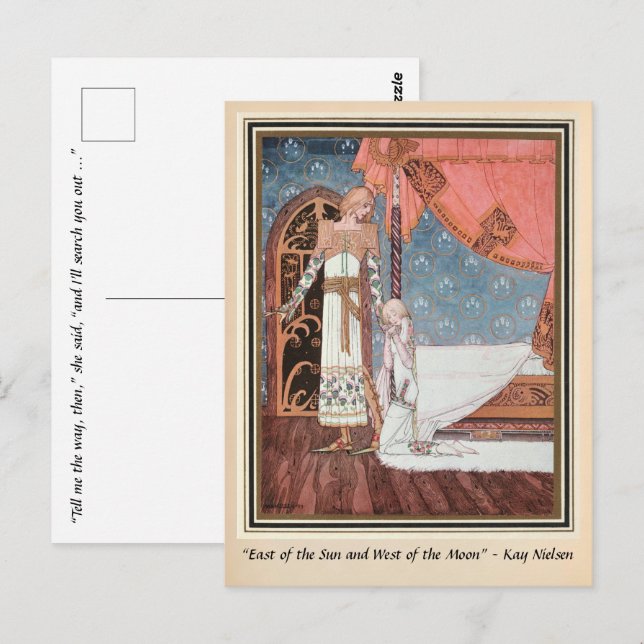 Carte Postale VRAI AMOUR - Dites-moi le chemin, et je vais cherc (Devant / Derrière)