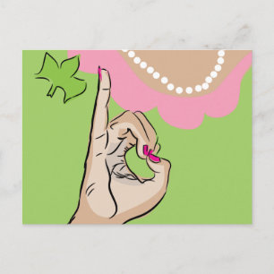 Carte Postale Vraies Jolies Filles Art