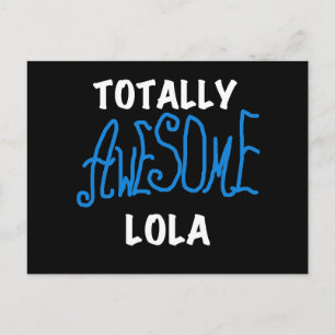 Carte Postale Vraiment génial Lola Blue Tshirts et cadeaux
