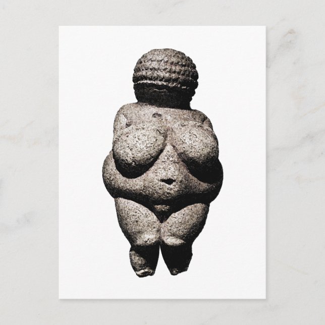 Carte Postale Vraiment vieilles femmes : Vénus de Willendorf (Devant)