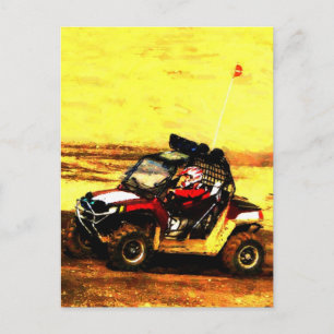 Carte Postale VTT Rider - Tous les Terrain Extreme Motorsports