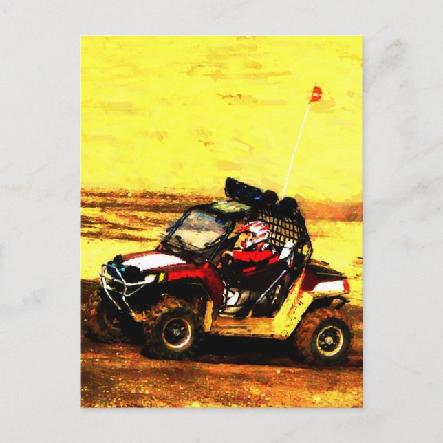 Carte Postale VTT Rider - Tous les Terrain Extreme Motorsports (Devant)
