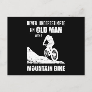 Carte Postale VTT Vélo Sous-estimer Cadeau
