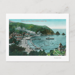 Carte Postale Vue aérienne d'Avalon et Baie