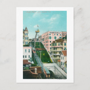 Carte Postale Vue aérienne de Angels Flight Trolley