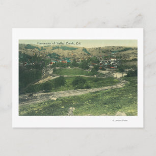 Carte Postale Vue aérienne de CitySutter Creek, CA