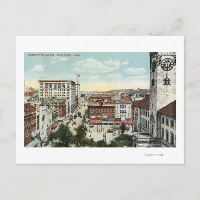 Carte Postale Vue aérienne de Harrington Corner (Devant)