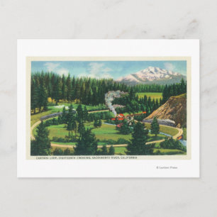 Carte Postale Vue aérienne de la boucle Cantara, Sacramento