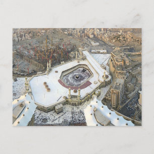 Carte Postale Vue aérienne de la Kaaba, Masjid al-Haram & Mecque