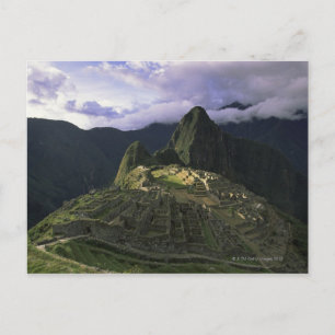 Carte Postale Vue aérienne de Machu Picchu, Pérou