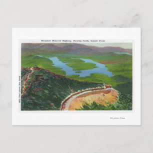 Carte Postale Vue aérienne de Memorial Hwy, Château, Summit Hous
