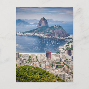 Carte Postale Vue aérienne de Rio de Janeiro