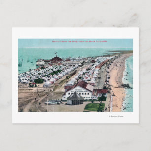Carte Postale Vue aérienne de Tent City depuis l'Hotel del Coron