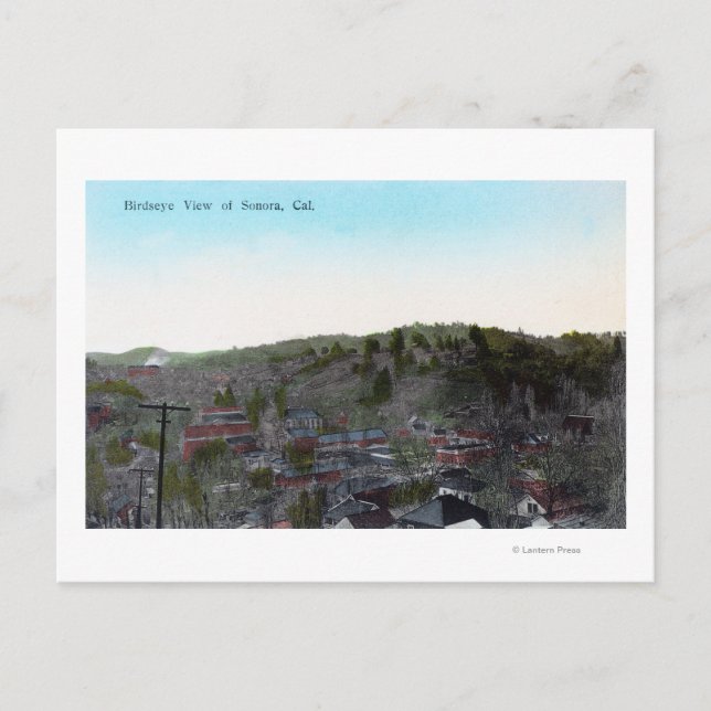 Carte Postale Vue aérienne de TownSonora, CA (Devant)