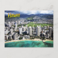 Vue aérienne de Waikiki Beach, Oahu, Hawaii