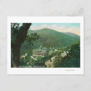 Carte Postale Vue aérienne de Witter Springs Hôtel Extérieur