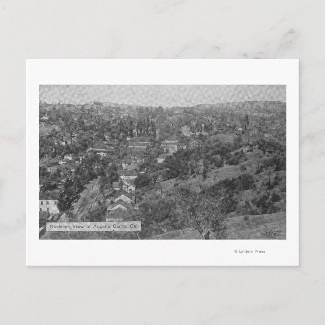 Carte Postale Vue aérienne du camp Angels Camp Angels, CA (Devant)