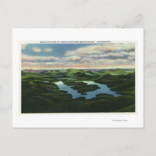 Carte Postale Vue aérienne du lac Placid
