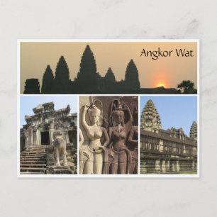 Carte Postale vue angkor wat