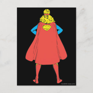 Carte Postale Vue arrière Supergirl