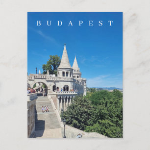 Carte postale vue Bastion des pêcheurs de Budapest