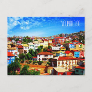 Carte Postale vue chili valparaíso