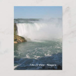 Carte Postale Vue Chutes : Niagara USA Canada
