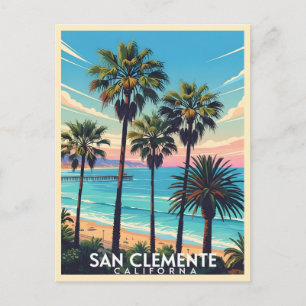 Carte Postale Vue côtière de San Clemente Californie