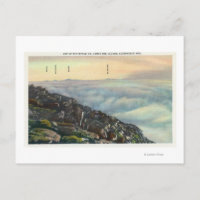 Vue d'autres monts Adirondack au-dessus des nuages