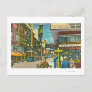 Carte Postale Vue de Chinatown Business Section