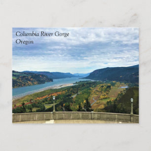 Carte Postale Vue de Columbia River, Columbia River Gorge, OU P