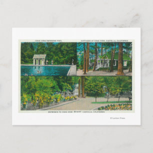 Carte Postale Vue de Crag View ResortCastella, CA