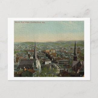 Carte Postale Vue de Cumberland, Maryland 1911 Vintage