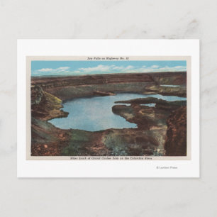Carte Postale Vue de Dry Falls depuis Hwy. 10Washington