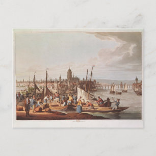 Carte Postale Vue de Francfort, 1814