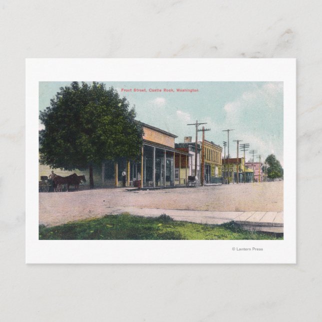 Carte Postale Vue de Front Street (Devant)